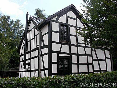 Типичный каркасный дом в Европе