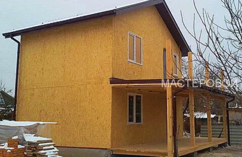 Строительство каркасно-панельного дома в Киеве