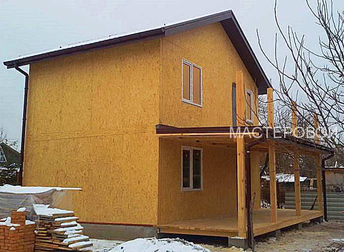 Строительство каркасно-панельного дома в Киеве