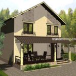 проект КЛАССИЧЕСКИЙ двухэтажный дом 100 м2