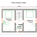 проект дома ФЕНИКС план первого этажа