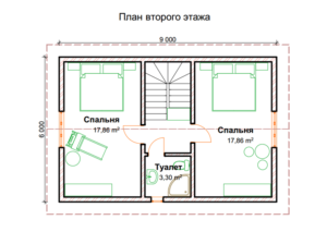 проект дома ФЕНИКС план первого этажа