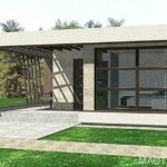 проект МОДЕРН фасад дачного домика