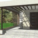 проект МОДЕРН вход в дачный домик