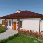 проект дома ЧОРНОБРИВЕЦЬ вид с улицы