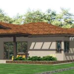 105 кв.м. проект одноэтажного дома САВАННА