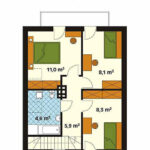 план второго этажа проект SLOWIK