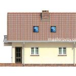 фасад дома слева проект SLOWIK