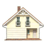 фасад дома с улицы проект SLOWIK