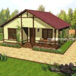 52 кв.м. проект дома ЛЮБИМАЯ ДАЧА