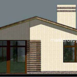 44 кв.м. проект ЛЮБИМЕЦ фасад дома