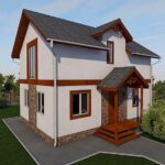 108 кв.м. проект двухэтажный дом ФЕНИКС