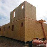 стены из сип панелей для второго этажа базы отдыха