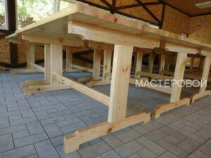 деревянные столы