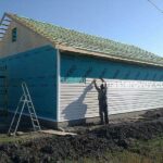 наружная отделка каркасно панельный дом в Кременчуге