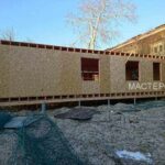 стены первого этажа турбазы