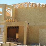 стены второго этажа дома из СИП панелей