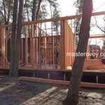 каркасс дома в селе песчанка