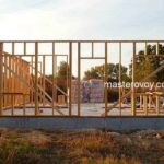 Каркас дома в селе Дударкив