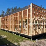 каркас здания для мини гостиницы