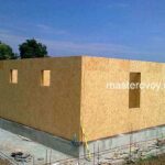 стены дома из СИП панелей