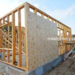 возведение стен дома в селе Дударкив Киевской области