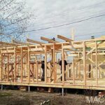 каркас здания спортивного зала