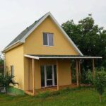 Каркасно щитовой дачный дом