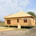 кровля дома из СИП панелей