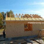 возведение кровли дома в селе Дударкив Киевской области