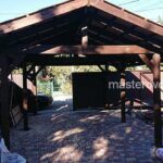 строительство навеса для автомобиля