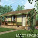 30 кв.м. проект ДАЧНЫЙ ДОМИК