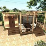 проект домика для базы отдыха