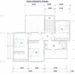 проект СОЛНЕЧНЫЙ БЕРЕГ II план второго этажа