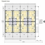 проект ТУРБАЗА МАС план первого этажа