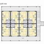 проект ТУРБАЗА МАС план второго этажа