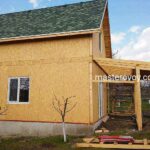 каркасно щитовой дачный дом под отделку