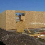 стены дома из СИП панелей