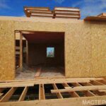 стены из сип панелей для первого этажа базы отдыха