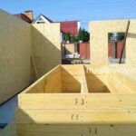 стены дома из СИП панелей