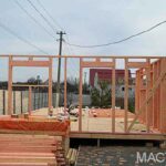 каркас здания спортивного зала