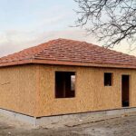дом из СИП панелей каркас кровли