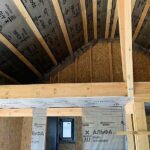 дачный каркасный дом консольный этаж