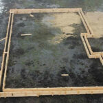 фундамент каркасного дома с плоской крышей