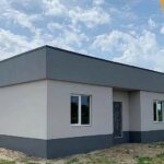 Каркасний будинок з плоским дахом