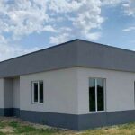 каркасный дом с односкатной крышей