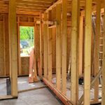 внутренние перегородки двухэтажного каркасного дома